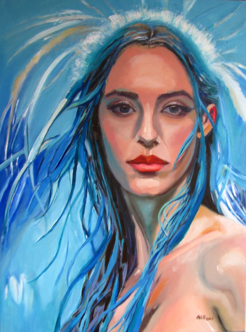 Kakadu - obraz Katarzyny Williams z cyklu Kobieta